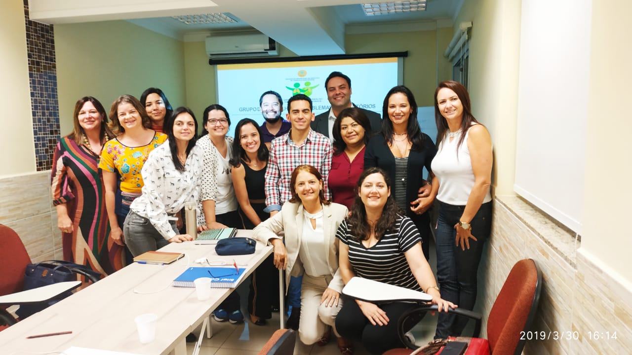 Participantes da reunião do GRESP realizada em São Paulo, dia 31 de março 