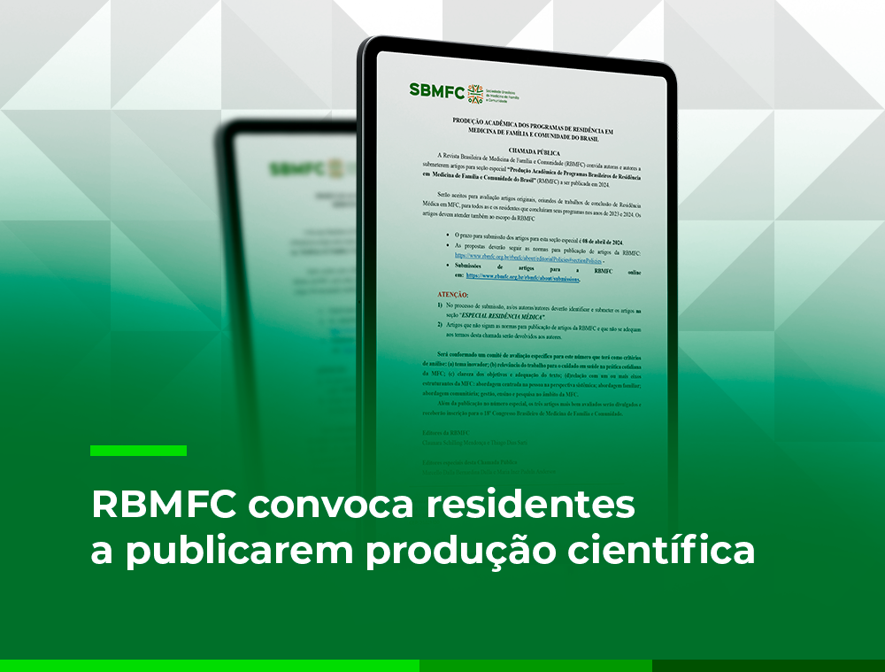 RBMFC convoca residentes a publicarem produção científica