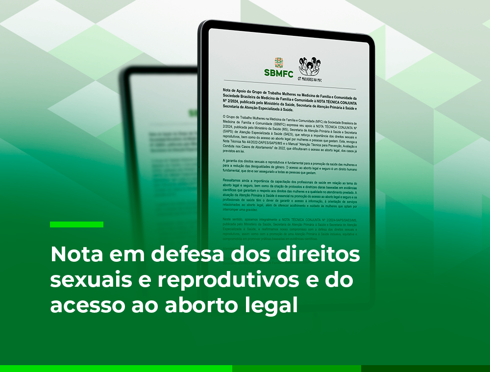 Nota em defesa dos direitos sexuais e reprodutivos e do acesso ao aborto legal