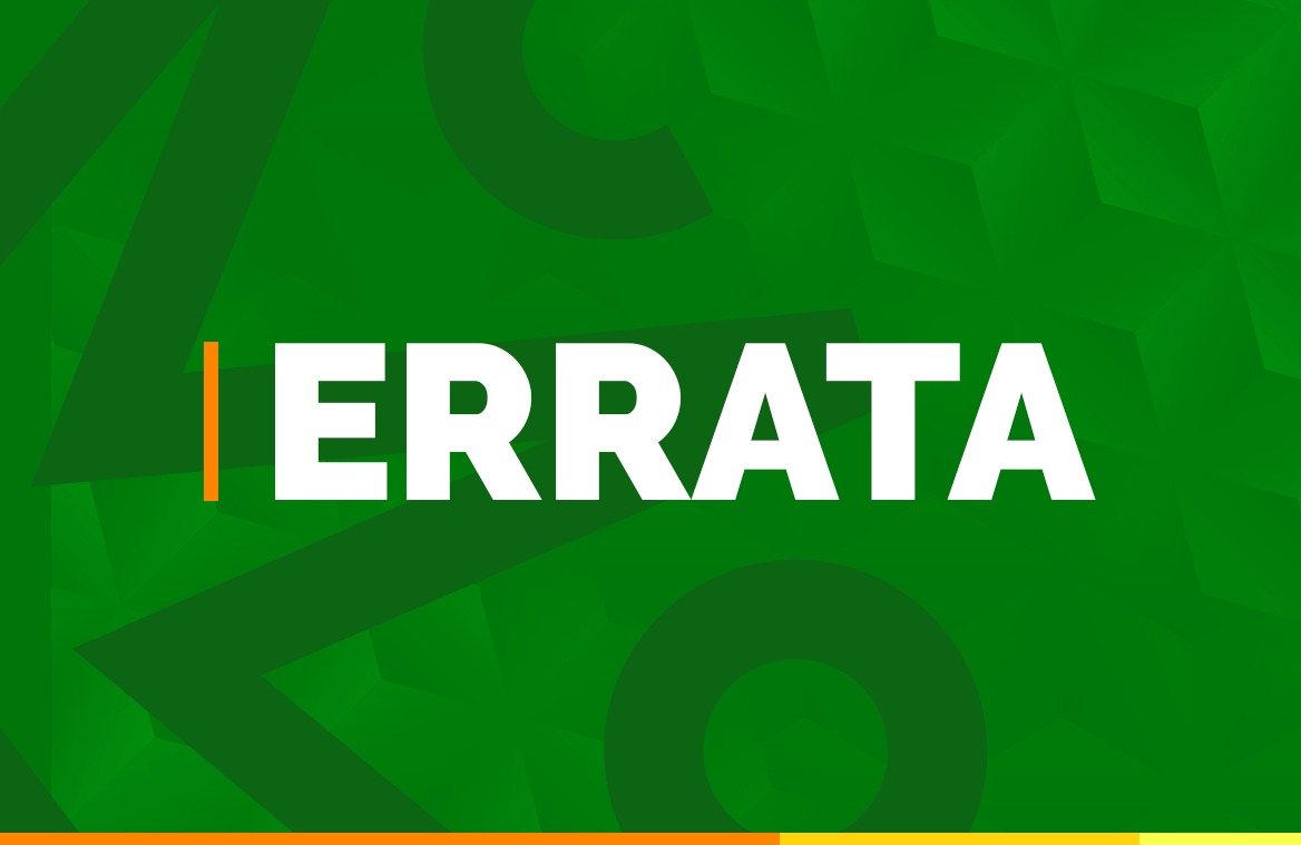 Banco de Especialistas: errata ao edital e novo cronograma